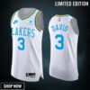 Los Angeles Lakers 3 Anthony Davis White Jersey -23 Classic Edition