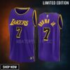 Los Angeles Lakers 7 Troy Brown Jr. Statement Men Jersey -23 Fast Break Purple