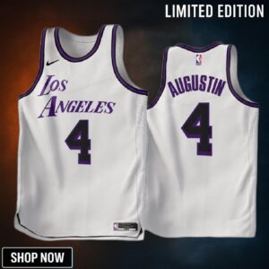 Los Angeles Lakers D.j. Augustin 4 -23 City Edition White Jersey - Men