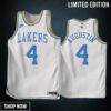 Los Angeles Lakers D.j. Augustin 4 -23 Classic Edition White Jersey - Men