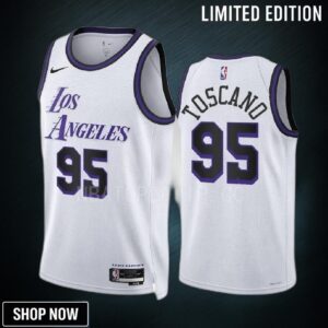 Los Angeles Lakers Juan Toscano-anderson 95 -23 City Edition White Jersey