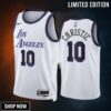 Los Angeles Lakers Max Christie 10 -23 City Edition White Jersey