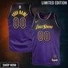 Los Angeles Lakers Nike City Edition Swingman Jersey - Custom Youth