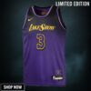 Los Angeles Lakers Nike City Edition Swingman Jersey - Purple Anthony Davis Youth