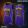 Los Angeles Lakers Thomas Bryant 31 -23 Statement Edition Purple Jersey