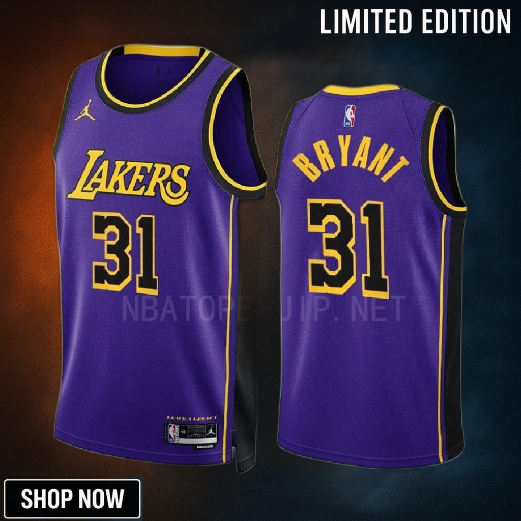 Los Angeles Lakers Thomas Bryant 31 -23 Statement Edition Purple Jersey