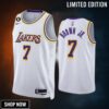 Los Angeles Lakers Troy Brown Jr. 7 -23 Association Edition White Jersey No.6 Patch