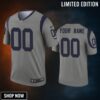 Los Angeles Rams Custom Gray Inverted Legend Jersey