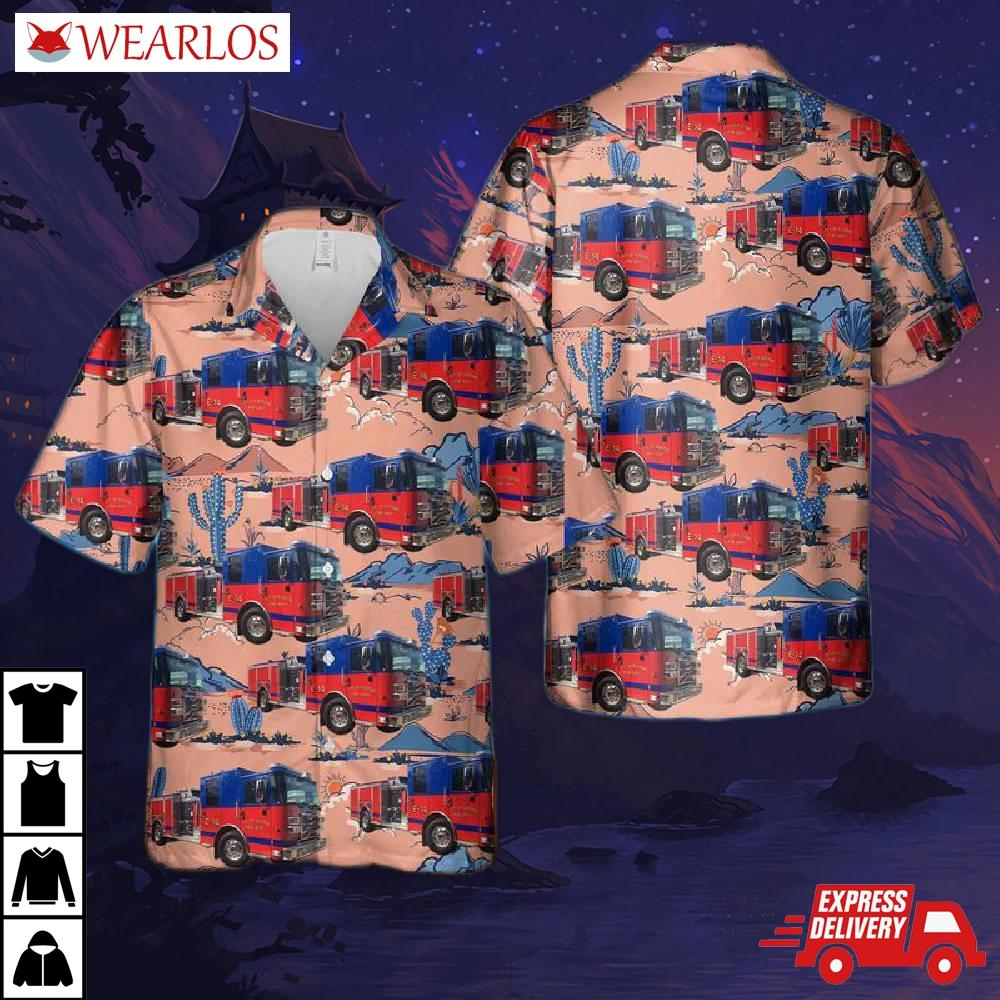Louisiana Ruston Fire Department Hawaiian Shirt