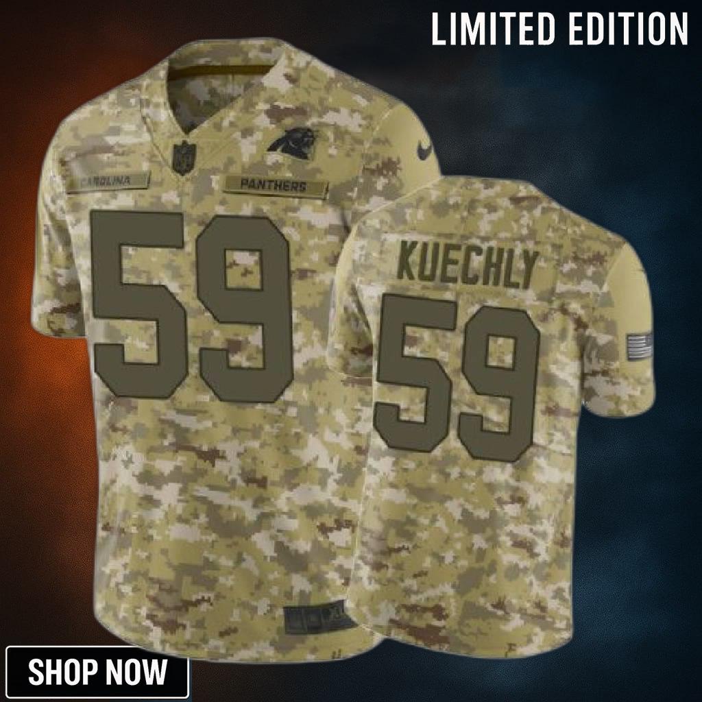 Luke Kuechly Jersey Nfl Camo Carolina Panthers