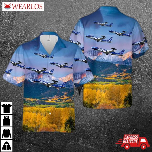 Luxembourg Air Force 50th Anniversary Of Nato Special Schemed Awacs Boeing E-3a Sentry Lx-n90442 Hawaiian Shirt
