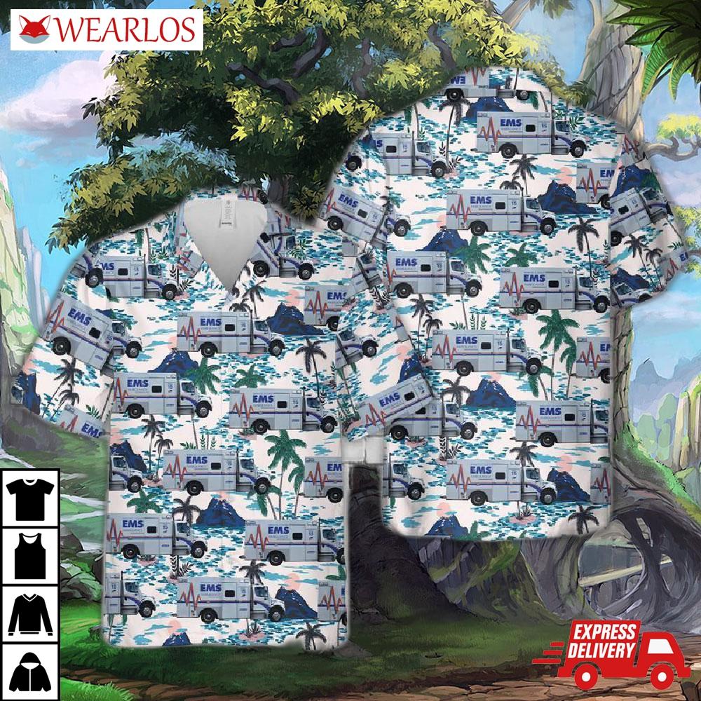 Manatee County Ems Hawaiian Shirt