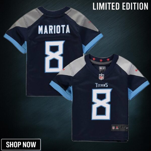 Marcus Mariota Tennessee Titans Nike Toddler Player Game Jersey - Navy