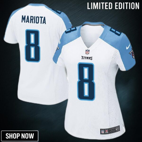 Marcus Mariota Tennessee Titans Nike Womens 2015 Game Jersey - White