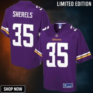 Marcus Sherels Minnesota Vikings Nfl Pro Line Team Color Player Jersey - Purple