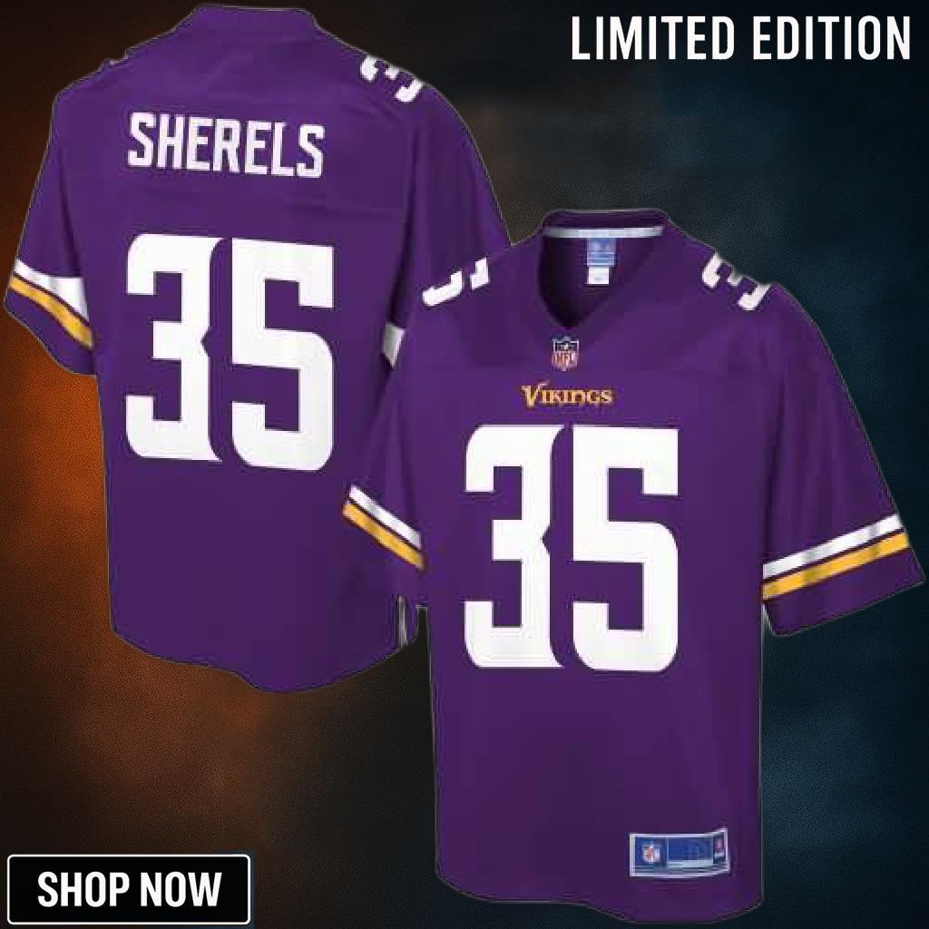 Marcus Sherels Minnesota Vikings Nfl Pro Line Team Color Player Jersey - Purple