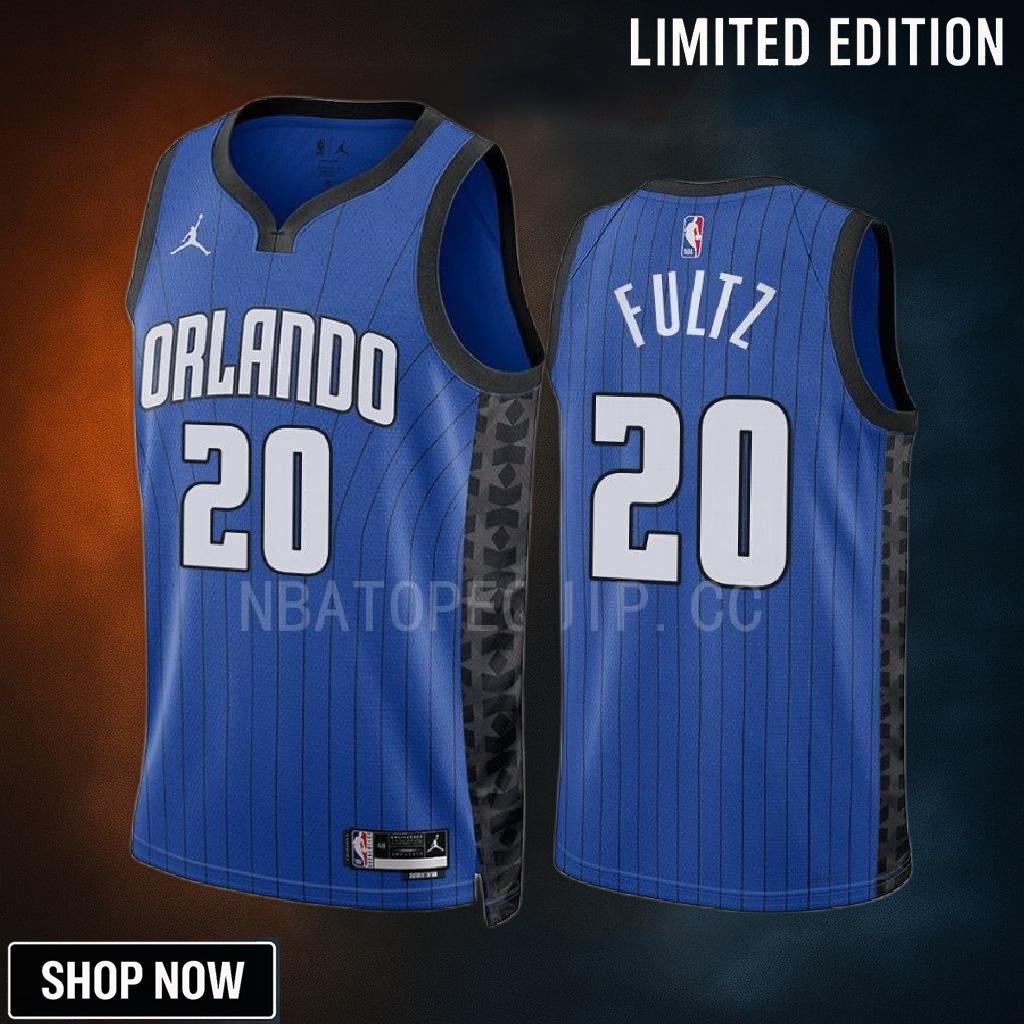 Markelle Fultz 20 -23 Orlando Magic Blue Statement Edition Jersey Swingman