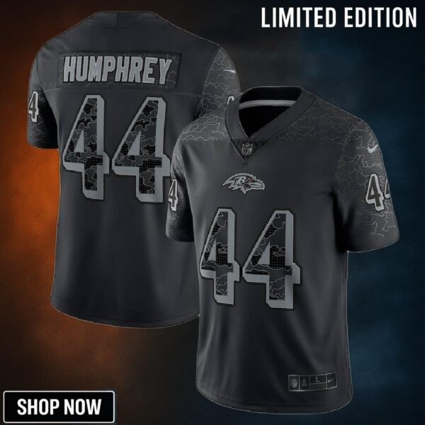 Marlon Humphrey Baltimore Ravens Rflctv Limited Jersey - Black
