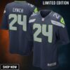 Marshawn Lynch Seattle Seahawks Nike Game Jersey - College Navy