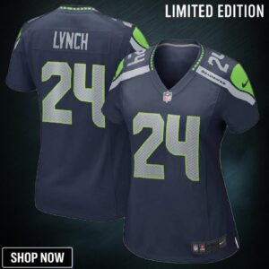 Marshawn Lynch Seattle Seahawks Nike Womens Game Jersey - College Navy