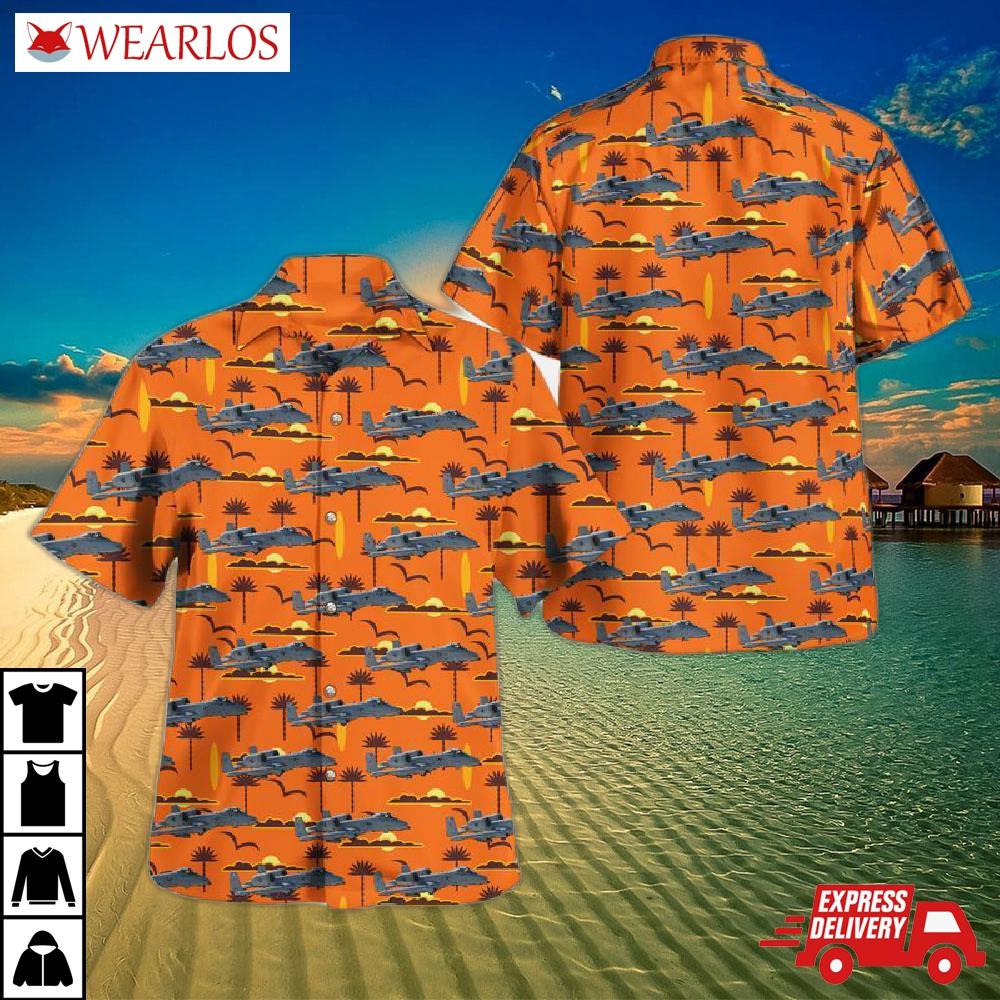Maryland Air National Guard 175th Wing A-10c Thunderbolt Ii Hawaiian Shirt