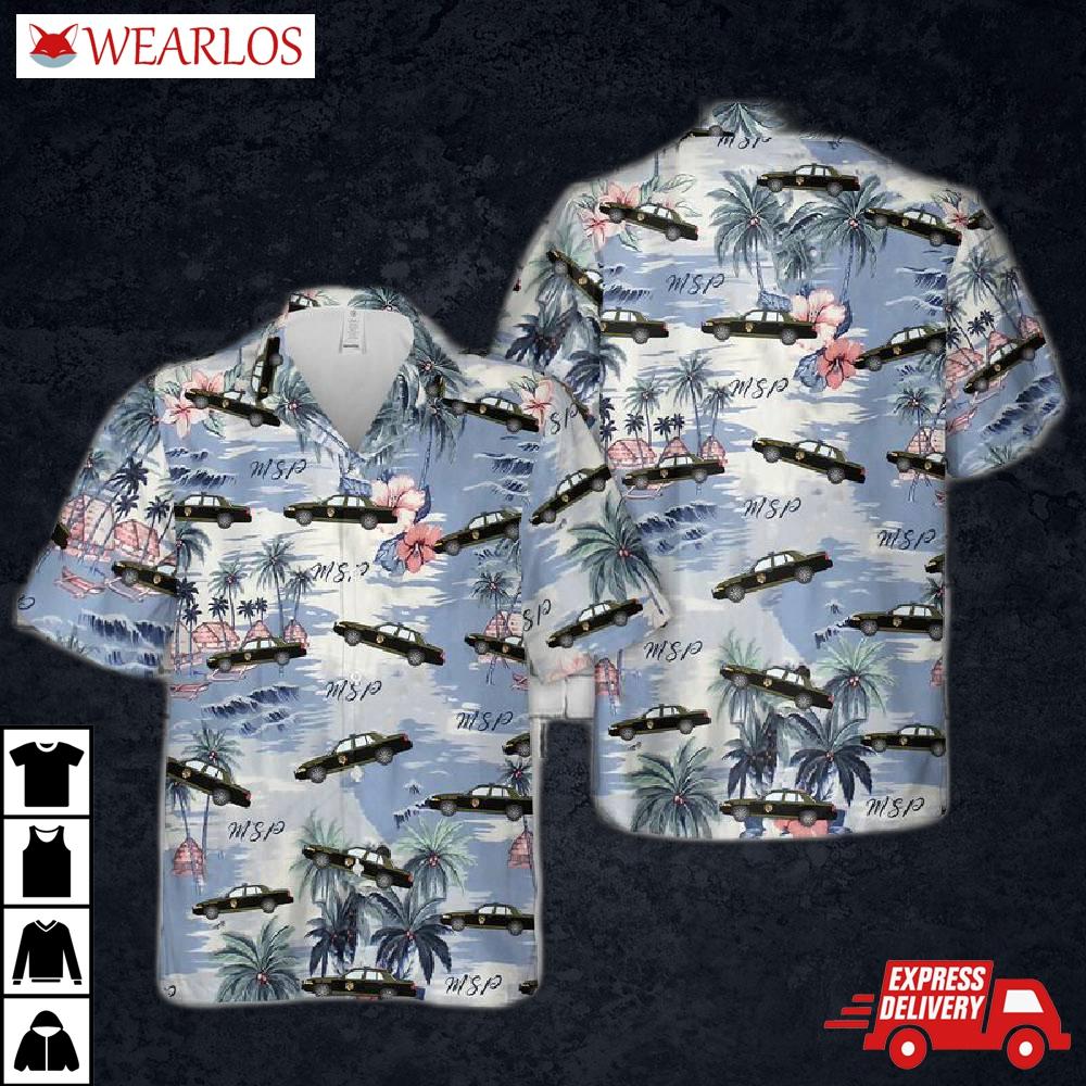 Maryland State Police Hawaiian Shirt
