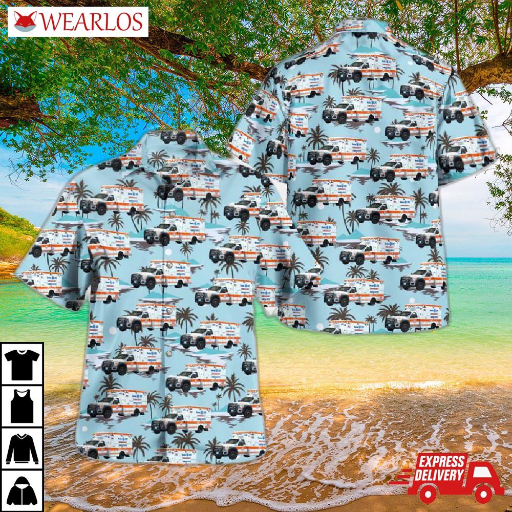 Massachusetts, Boston Ems Hawaiian Shirt