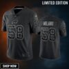Matt Milano 58 Buffalo Bills Black Reflective Limited Jersey - Men