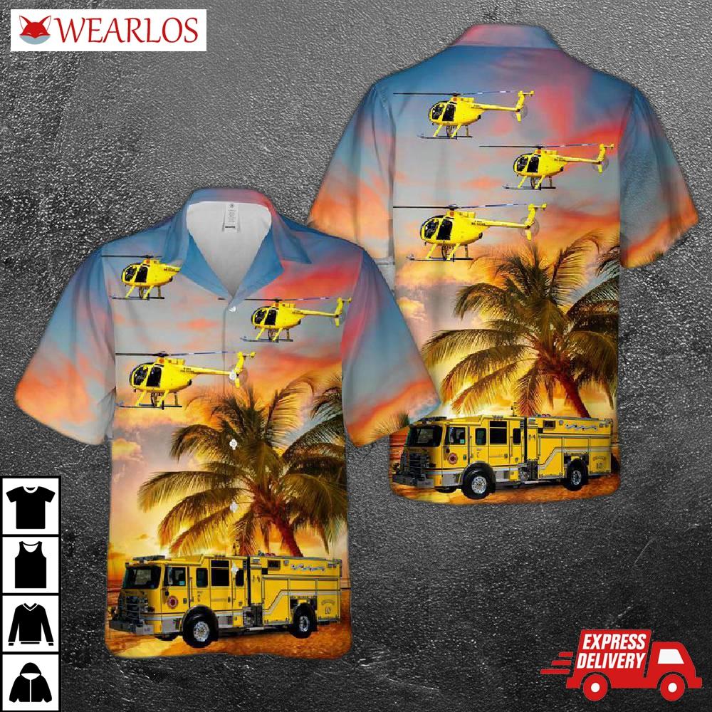 Maui County Fire Department Hawaiian Shirt
