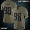 Maxx Crosby Las Vegas Raiders Salute To Service Limited Jersey - Olive