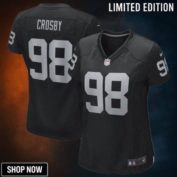 Maxx Crosby Las Vegas Raiders Womens Game Jersey - Black Nfl