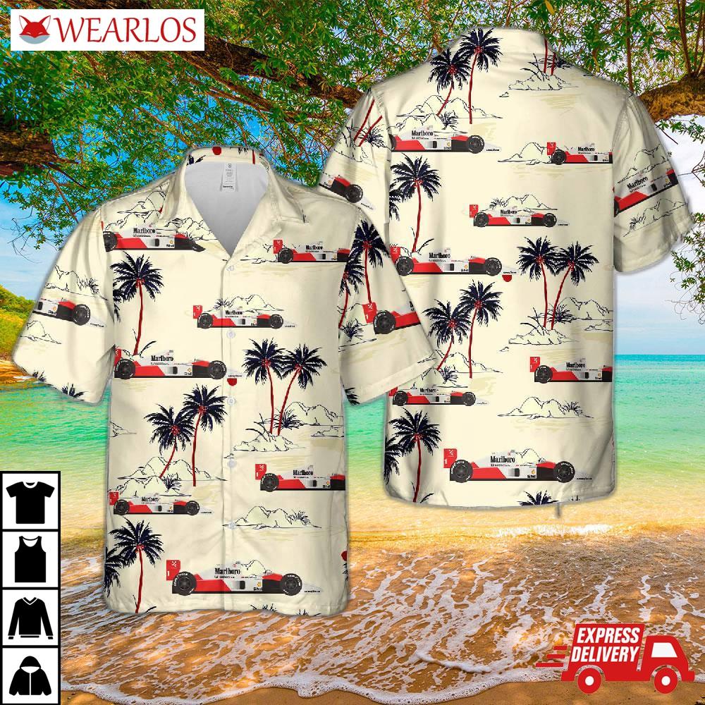 Mclaren Honda Mp4/6 1991 Hawaiian Shirt