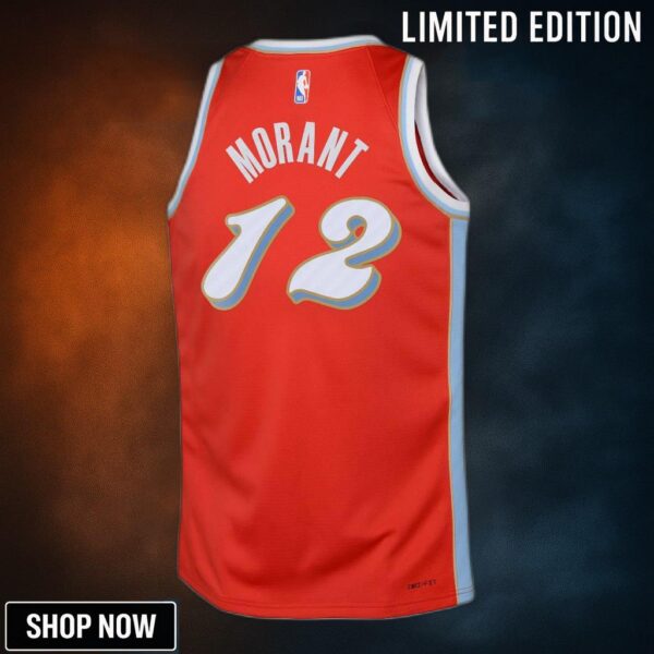 Memphis Grizzlies Nike City Edition Swingman Jersey - Red Ja Morant Youth