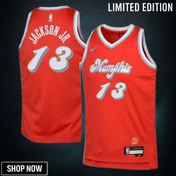 Memphis Grizzlies Nike City Edition Swingman Jersey - Red Jaren Jackson Jr. Youth