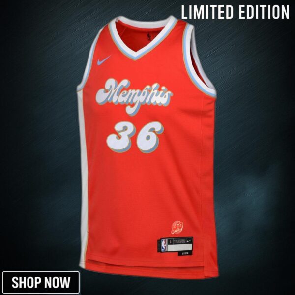 Memphis Grizzlies Nike City Edition Swingman Jersey - Red Marcus Smart Youth