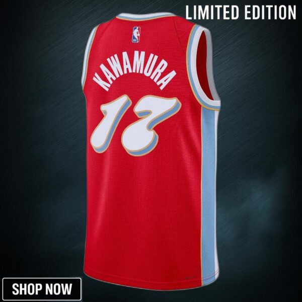 Memphis Grizzlies Nike City Edition Swingman Jersey - Red Yuki Kawamura Unisex