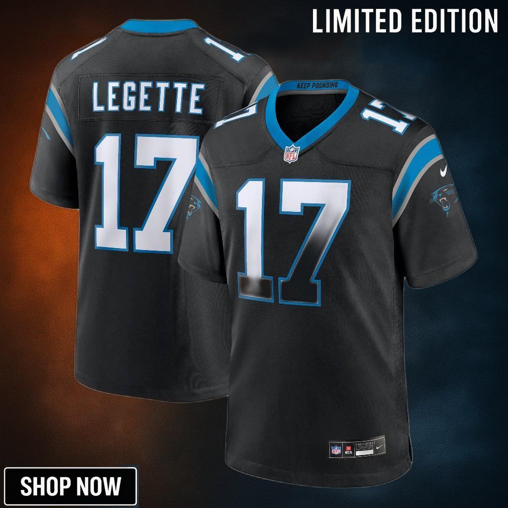 Men's Carolina Panthers Xavier Legette Nike Black Nfl First Round Pick Game Player Jersey