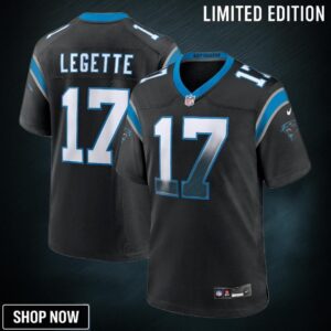 Men's Carolina Panthers Xavier Legette Nike Black Nfl First Round Pick Game Player Jersey