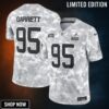 Men's Cleveland Browns Myles Garrett Nike Arctic Camo Salute To Service Limited Jersey