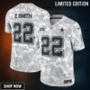 Men's Dallas Cowboys Emmitt Smith Nike Arctic Camo Salute To Service Retired Player Limited Jersey