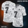 Men's Dallas Cowboys Trevon Diggs Nike Arctic Camo Salute To Service Limited Jersey