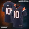 Men's Denver Broncos Bo Nix Nike Navy Alternate Game Jersey
