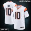 Men's Denver Broncos Bo Nix Nike White Game Jersey