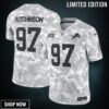 Men's Detroit Lions Aidan Hutchinson Nike Arctic Camo 2024 Salute To Service Limited Jersey