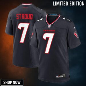 Men's Houston Texans C.j. Stroud Nike Navy Game Jersey