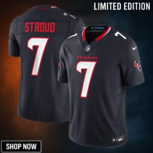Men's Houston Texans C.j. Stroud Nike Navy Vapor F.u.s.e. Limited Jersey