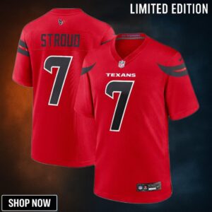 Men's Houston Texans C.j. Stroud Nike Red Alternate Game Jersey