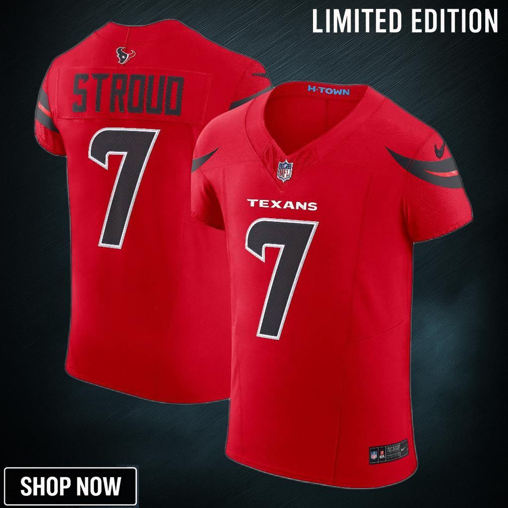 Men's Houston Texans C.j. Stroud Nike Red Alternate Vapor F.u.s.e. Elite Jersey