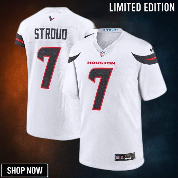 Men's Houston Texans C.j. Stroud Nike White Game Jersey