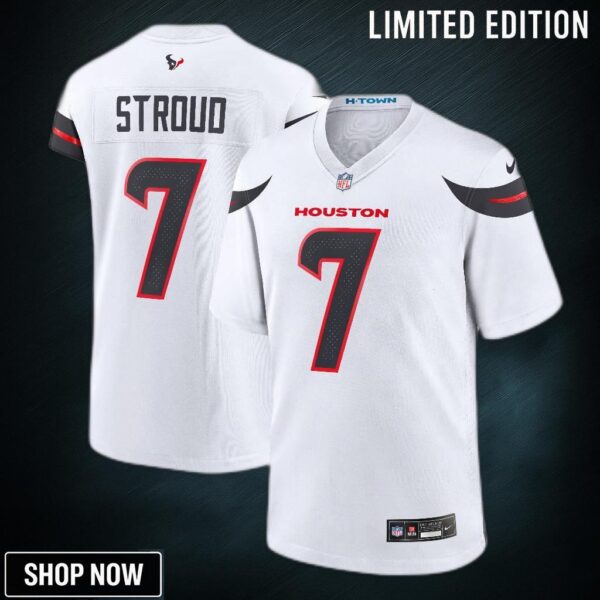 Men's Houston Texans C.j. Stroud Nike White Game Jersey